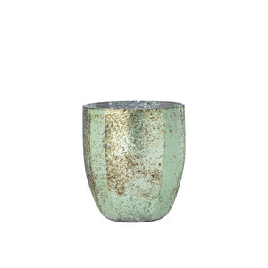 Garret Green Bombey cam tealight mumluk, çizgili 1