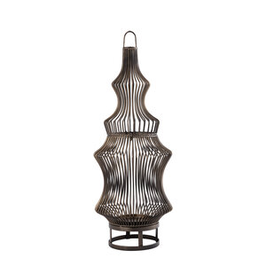 Tobin brass iron round wire-shaped lantern 1