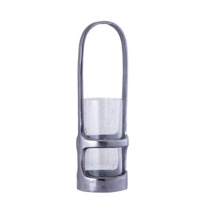 Rahana black lantern made of cast aluminum, tall 1