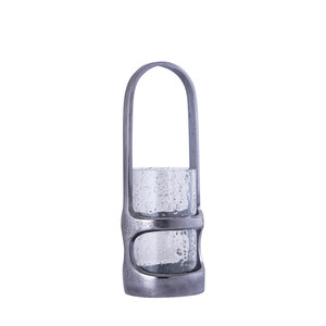 Rahana black lantern made of cast aluminum, tall S 1