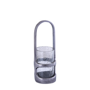 Rahana black lantern made of cast aluminum, tall S 2