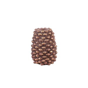 Pigna Dark Brown 1 piece candle holder in pine cone shape 1