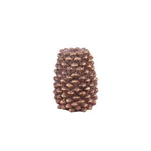 Pigna Dark Brown 1 piece candle holder in pine cone shape 3