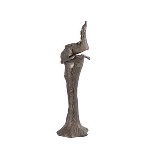 Mataly brass cast aluminum candle holder L 5