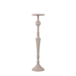 Helen candle holder aluminium beige powder-coated S 1