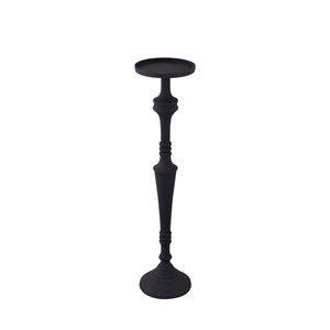 Helen black aluminum candle holder, powder-coated, S 3