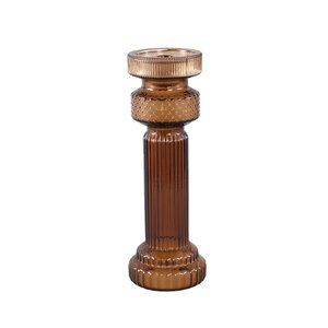 Fadri Bronze Glass Candle Holder M 1