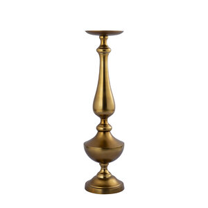 Centy Candle Holder M made of cast aluminum in brass 1