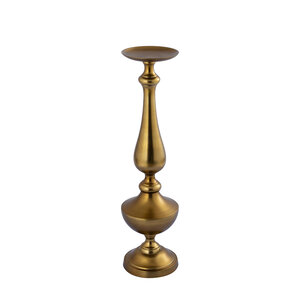 Centy Candle Holder M made of cast aluminum in brass 5