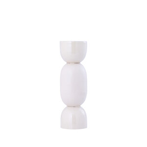 Cairy Beige Iron Candle Holder Matte Shiny Combination Set 1