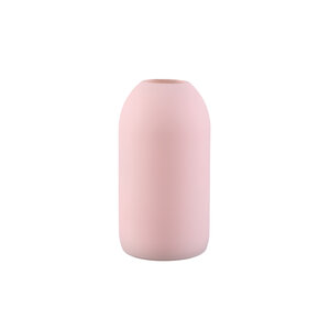Giulianna pink sprayed glass vase smooth 1
