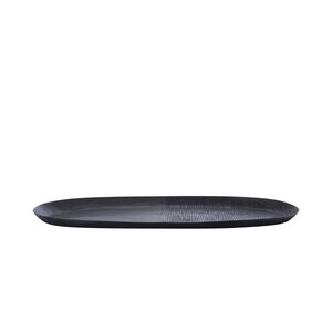 Jowad Graphite Aluminum Bowl Ribbed Oval S 1