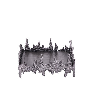 Barrie GunMetal Aluminium square rough plate 1
