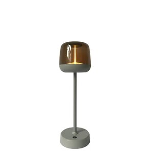 Rhone Taupe LED outdoor light powder-coated tall