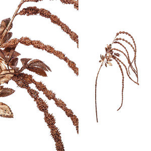 Twig Pflanze Kupfer Glitzer Amaranthus Spray