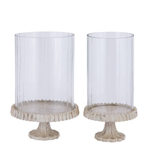 Troye Beige cast aluminum Stormlight carved glass S 3