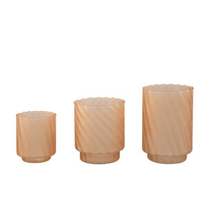 Rameen light brown round frosted glass Stormlight M 2