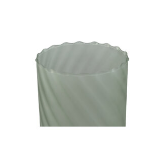 Rameen Green round frosted glass hurricane lamp S 3
