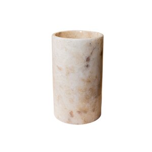Feyza Onyx White round storm lamp L 1