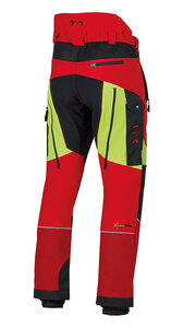 PSS X-treme Breeze Schnittschutzhose rot/gelb 2