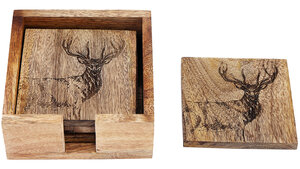 Holz-Untersetzer