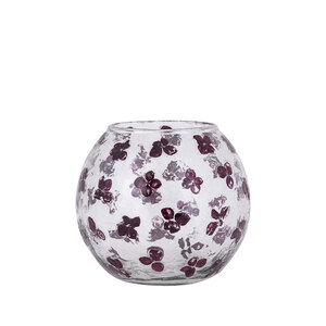 Faron Lila Glas Stormlight rund echte Blumen