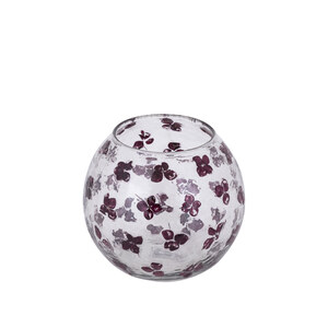 Faron Lilac Glass Stormlight round real flowers 2