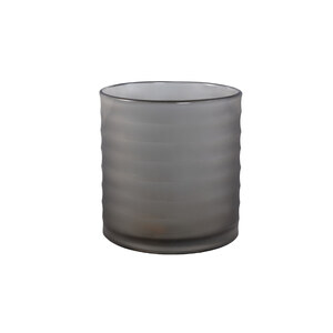 Aldan Gray round glass hand-ground striped Stormlight 1