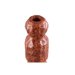 Kirsey Bordeaux ceramic candlestick holder irregular C 2