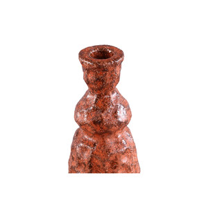 Kirsey Bordeaux ceramic candle holder irregular B 2