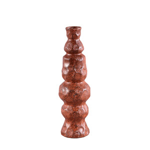 Kirsey Bordeaux Keramikvase unregelmäßige Form C