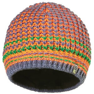 PSS Strickmütze Farbe: grau / grün / orange
