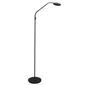 Lampadaire Zenith 2 batterie 4398ZW noir avec bras flexible 2