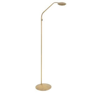 Messing Stehlampe Zenith 2 4395ME mit flexiblem LED Licht