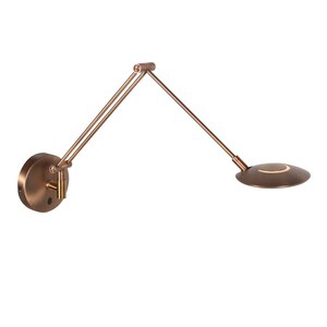 Bronzene Wandlampe Zenith 2 4392BR farbverstellbar