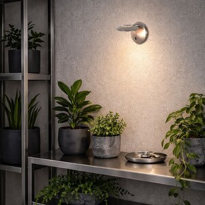 Stahl wandlampe Zenith 2 4396ST verstellbar LED design