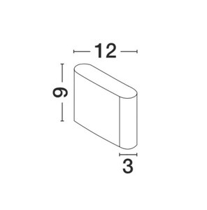 Outdoor wall light SOHO White L 12 cm 3