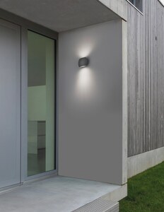 Außenwandleuchte COMO L 15 cm