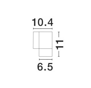 Außenwandleuchte NODUS Dunkelgrau H 11 cm