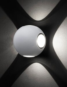 Outdoor wall light COMO Ø 11 cm 4 W 3