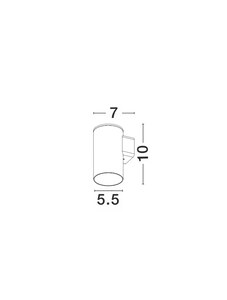 Outdoor wall light ALP H 10 cm 3
