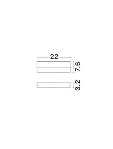Outdoor wall light FUNGO L 22 cm 12 W (9027202) 2