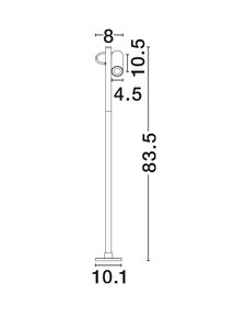 Wegeleuchte DARMA Schwarz Ø 11 cm 3