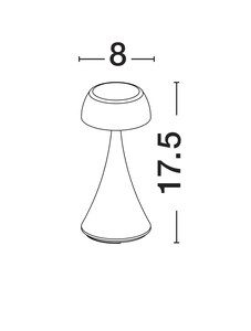 Rechargeable Table Lamp YCRO Green 5