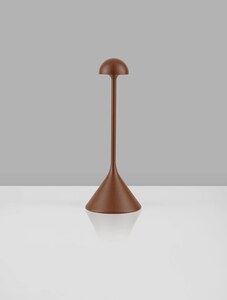 Rechargeable table lamp DALT Corten steel 3