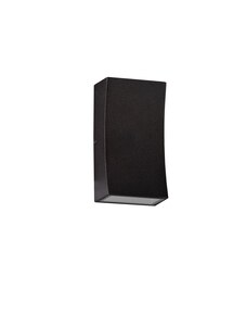 Outdoor wall light BOXY Black H 12 cm 2