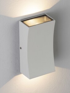 Outdoor wall light BOXY White H 12 cm 5