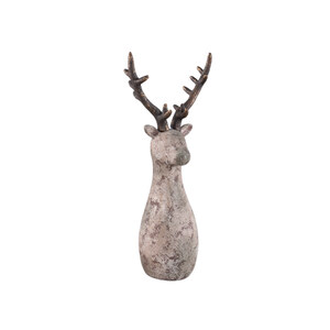 Rosalio hellbraune Zement-Rentierfigur M