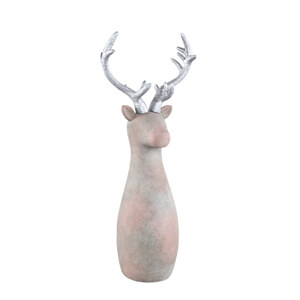 Rosalio graue Zement-Rentierfigur L
