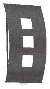 Outdoor wall light 71/BM with motion sensor